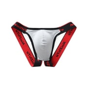 Wodstyle Mens Jockstrap Breathable Underwear, Backless Briefs Underpants Thong Panties, Hot